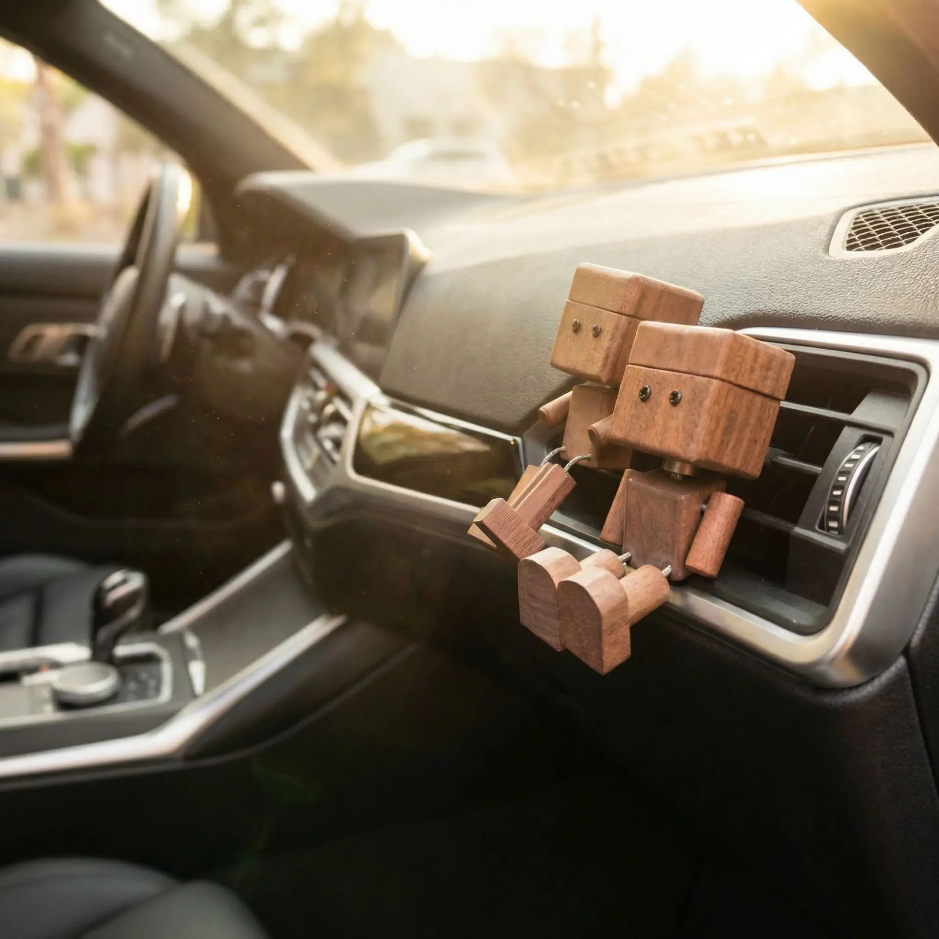 Car car aromatherapy wooden leg shaking robot creative fragrance ornament trend perfume lasting fragrance jewelry