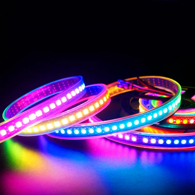 DC5V WS2812 RGB Led Strip Light Dream color Individually Addressable Led Light Strip Tape 30/60/74/96/144leds  IP30 IP65 IP67