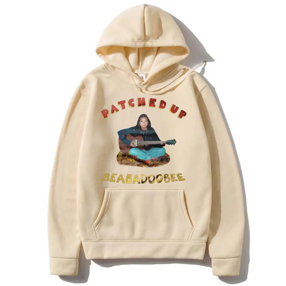 Singer Beabadoobee Patched Up Album Graphic Print Hoodie Unisex Fashion Y2k Style Sweatshirt Men Women Casual Oversized Hoodies
