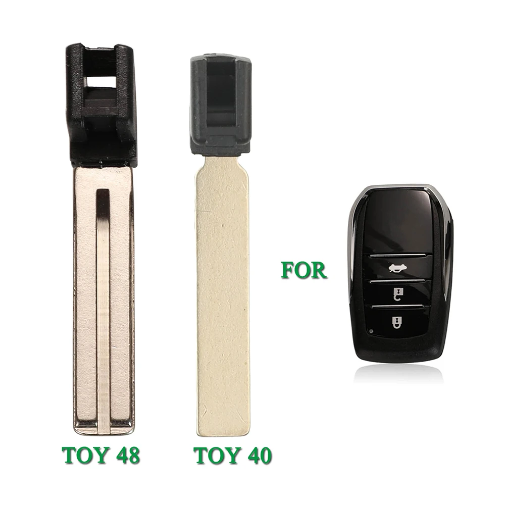 

Jingyuqin Дистанционное умное автомобильное экстренное освещение для Toyota Highlander Land Cruiser RAV4 Fob Uncut TOY40 TOY48 Blade