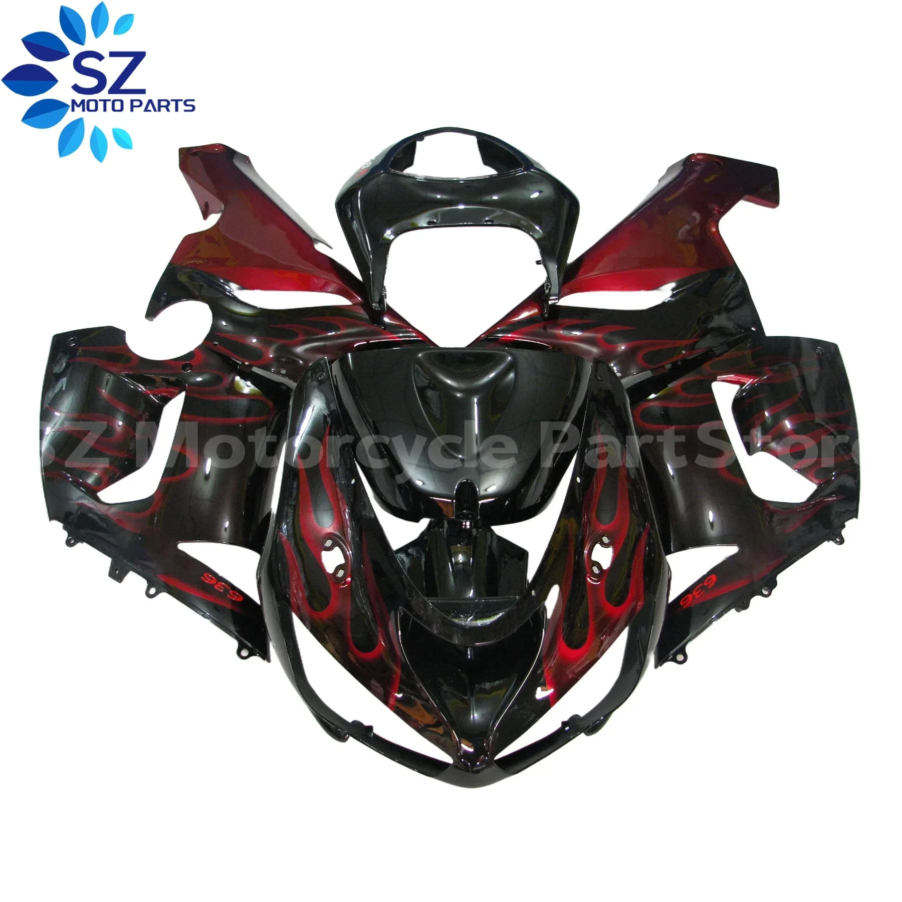 

Motorcycle Fairing Kit for KAWASAKI ZX6R ZX-6R ZX-636 2005 2006 Bodywork Set High Quality ABS Injection