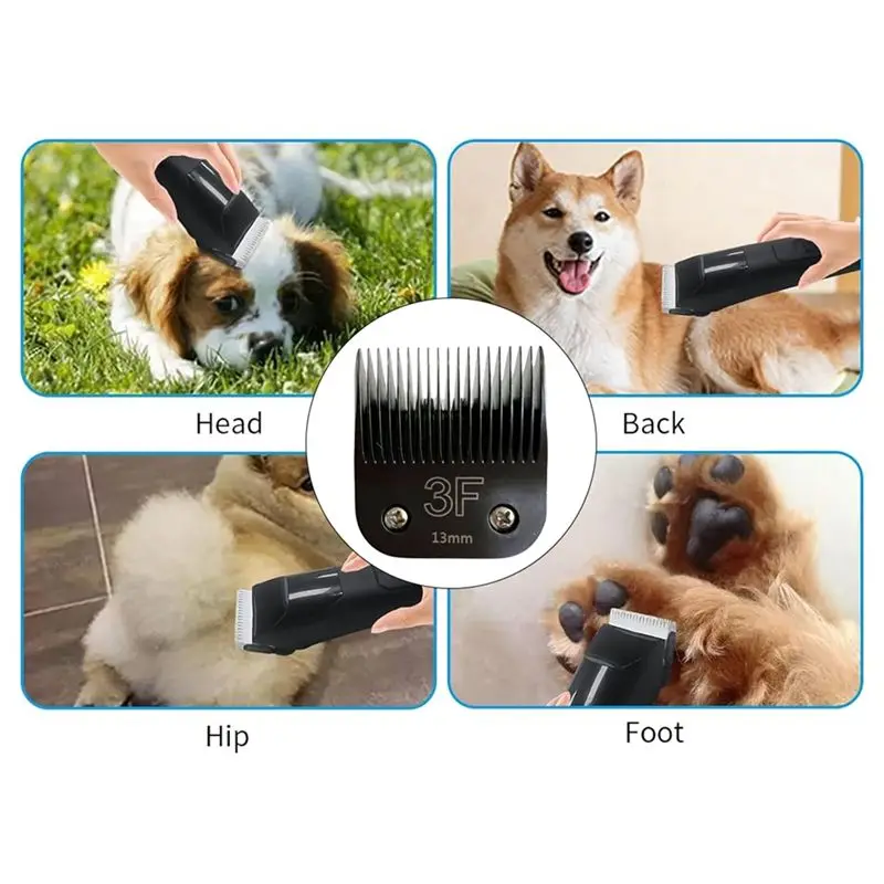AEE2-3F 13Mm Pro Detachable Blade For Wahl KM 10 Most For Andis AG / AGC / SMC / Oster A5 / Classic 76 Animal Clippers - view 2