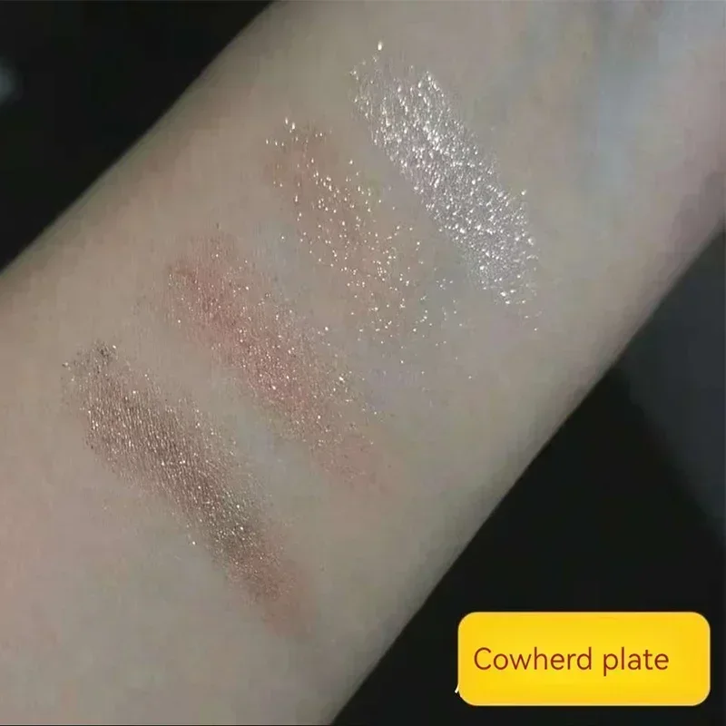 Palette de fards à barrage étanches Moondust, 4 couleurs, super brillant, paillettes, miroitant, 256 yeux, pigment, surbrillance, maquillage, cosmétique