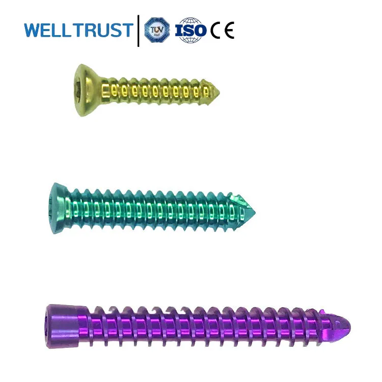 Cheap Price Titanium TPLO Plate Locking Screw Cortical Screw For Small Animal Surgery Veterinary Use Spinal Implants Instrument