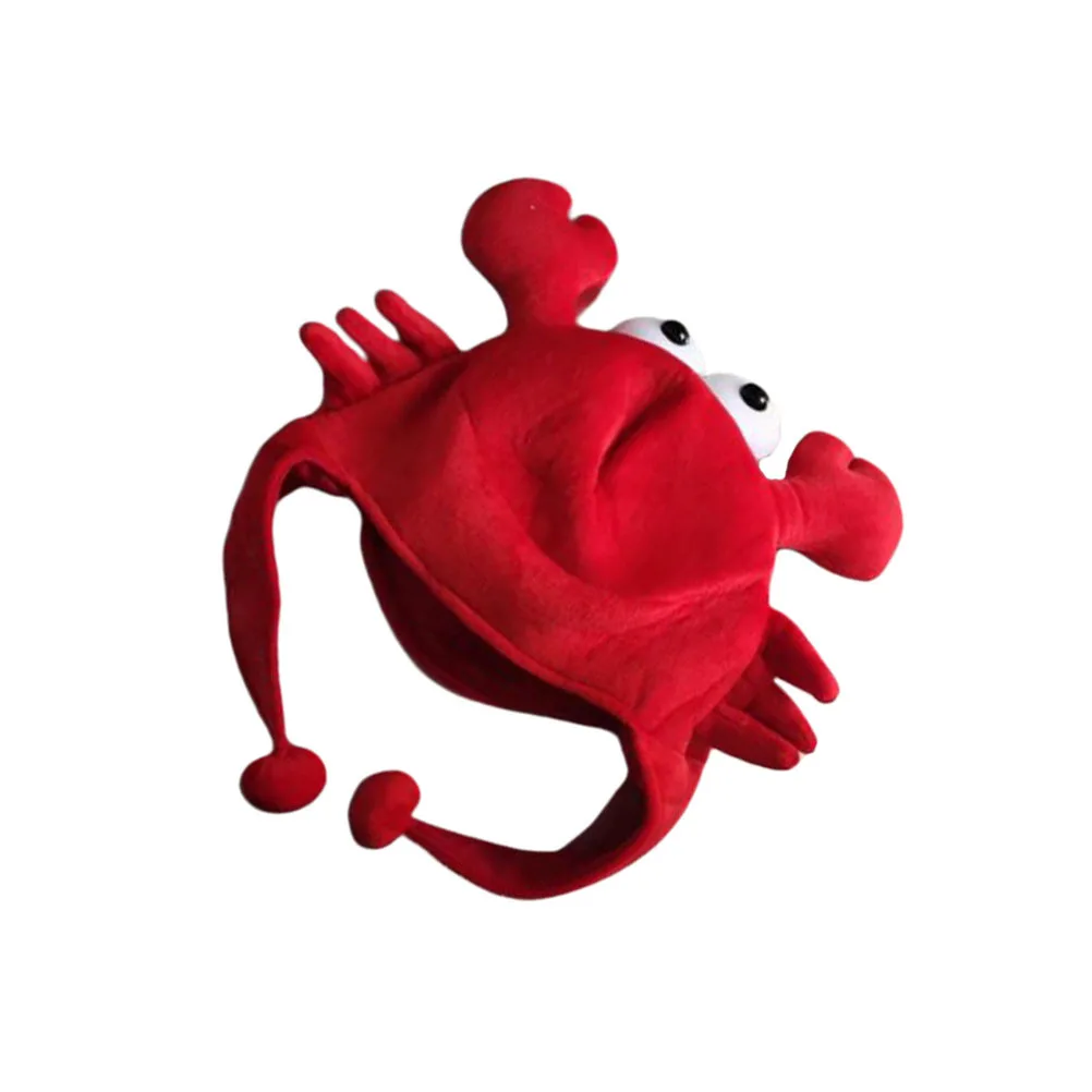 Chapéu de caranguejo bonito engraçado chapéu de caranguejo cosplay foto adereços festa de férias acessórios de fantasia foto chapéu cosplay headwear