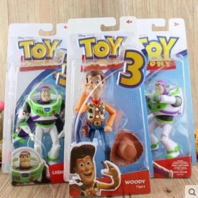 Ejecting Wings Movable Toy Story 3 Buzz Lightyear Woody Cowboy Sheriff Doll Action Figurine Desk Anime Model Toys Figures Gift