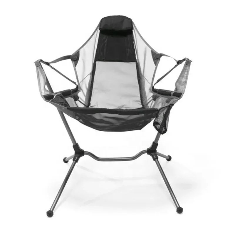 

Outdoor Lightweight Durable Aluminium, Frame Fishing Beach Chair Reclining Camping Swinging Hammock Folding Rocking Chairs/