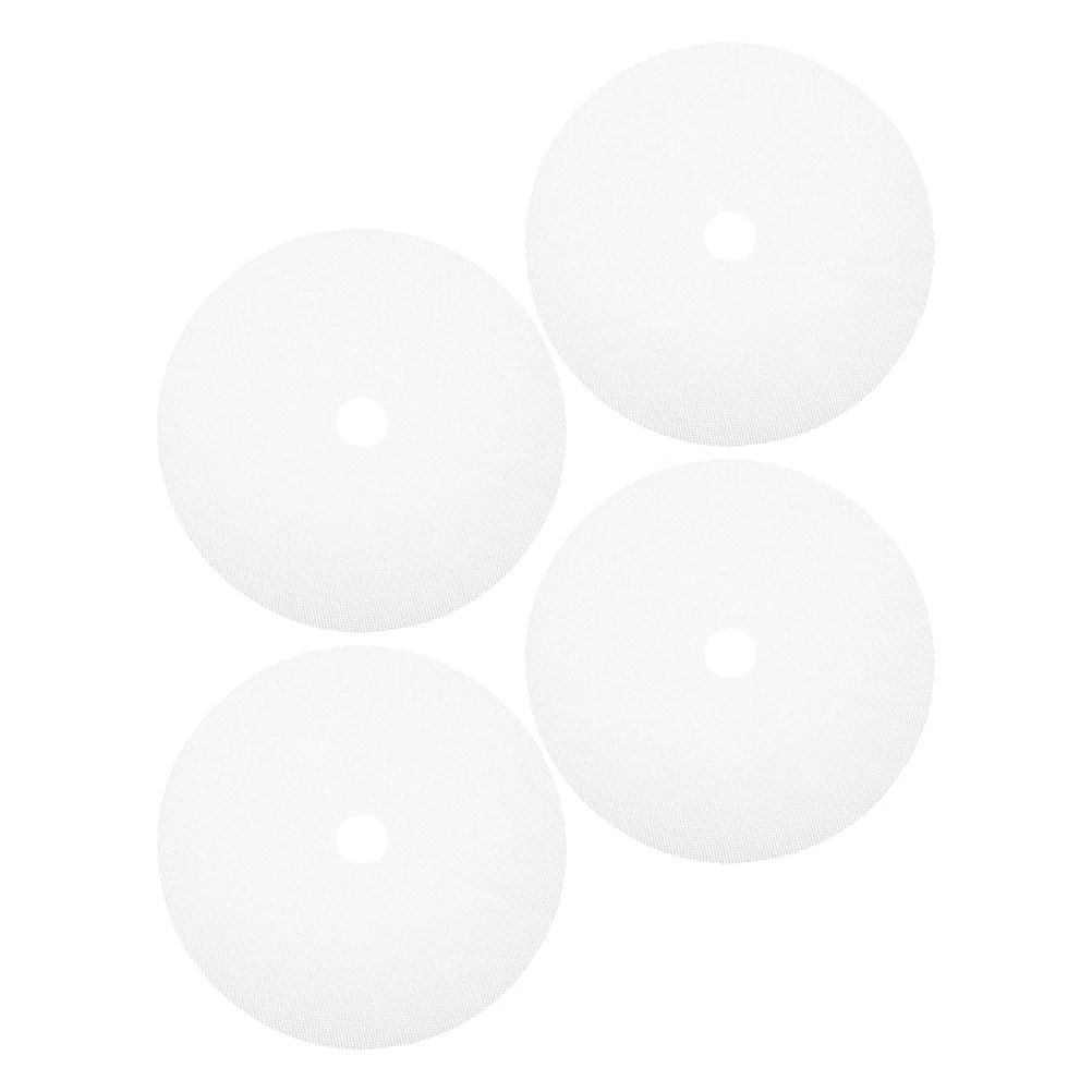 

4 Pcs Silicone Drying Pad Food Dehydrator Liner Dryer Sock Tray Silica Gel Reusable Mats