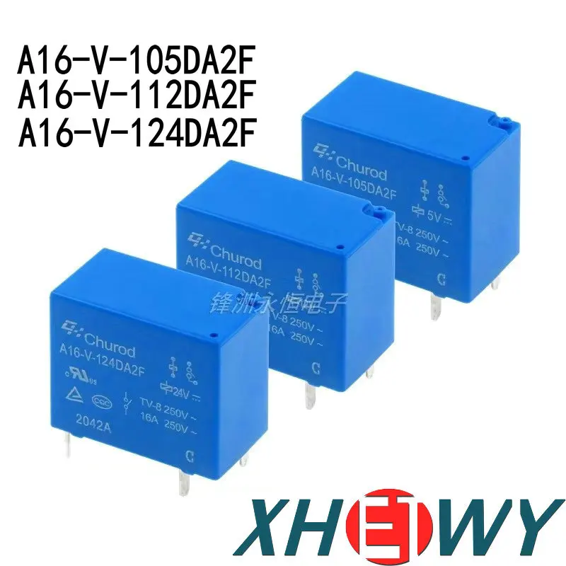 

A16-V-105DA2F A16-V-112DA2F A16-V-124DA2F Relay 4-pin A16-V 5VDC 12VDC 24VDC