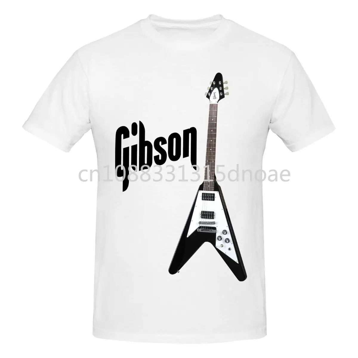 GIBSON T-shirt Men Print Round Neck T-shirt Summer Fashion Short Sleeve Cotton T Shirt