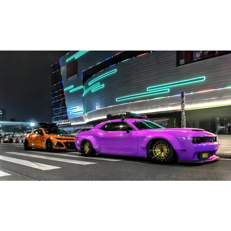 Wide‑Body Style Body Kit Side Flares Spoiler Wing Front Rear Bumper Exterior Tuning Parts Challenger view 3