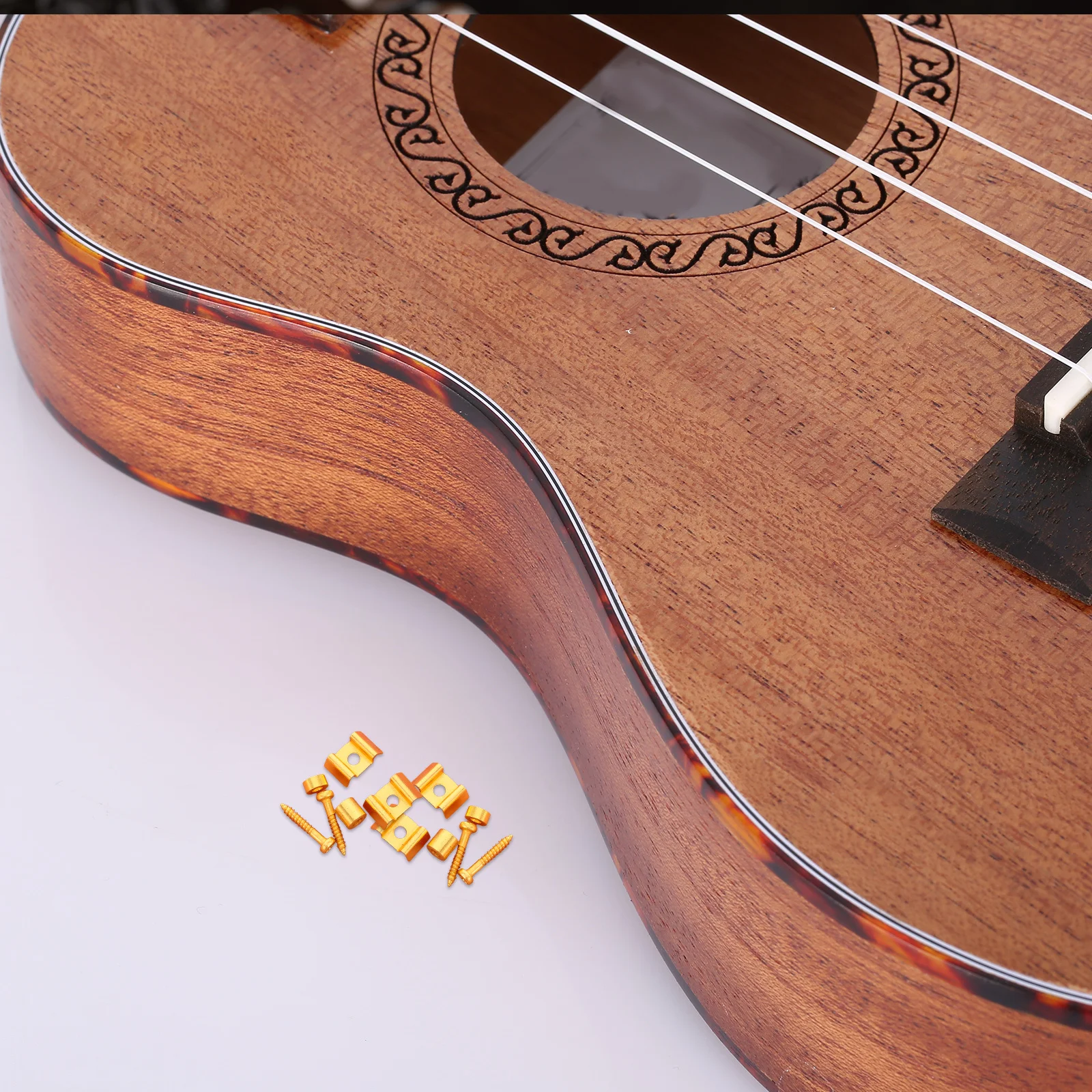 

1Set Electric Guitar String Retainer Secure Tuning Easy String Change Compact Design Compatible with Acoustic Bass Guitar