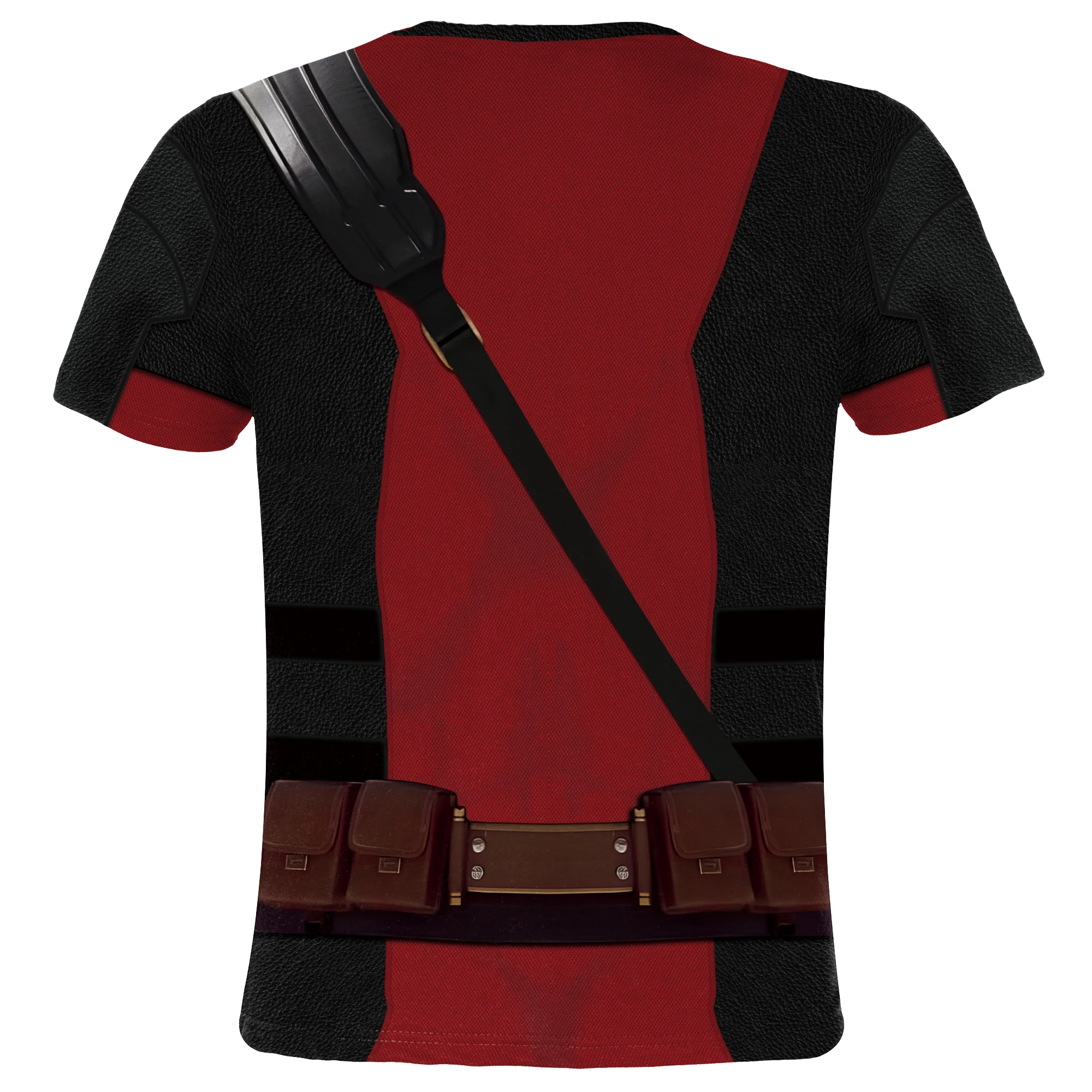 Kids Deadpool Wolverine Cosplay Children T Shirt Superhero James Howlet Shirt Deadpool Boys Halloween Party Summer Tops