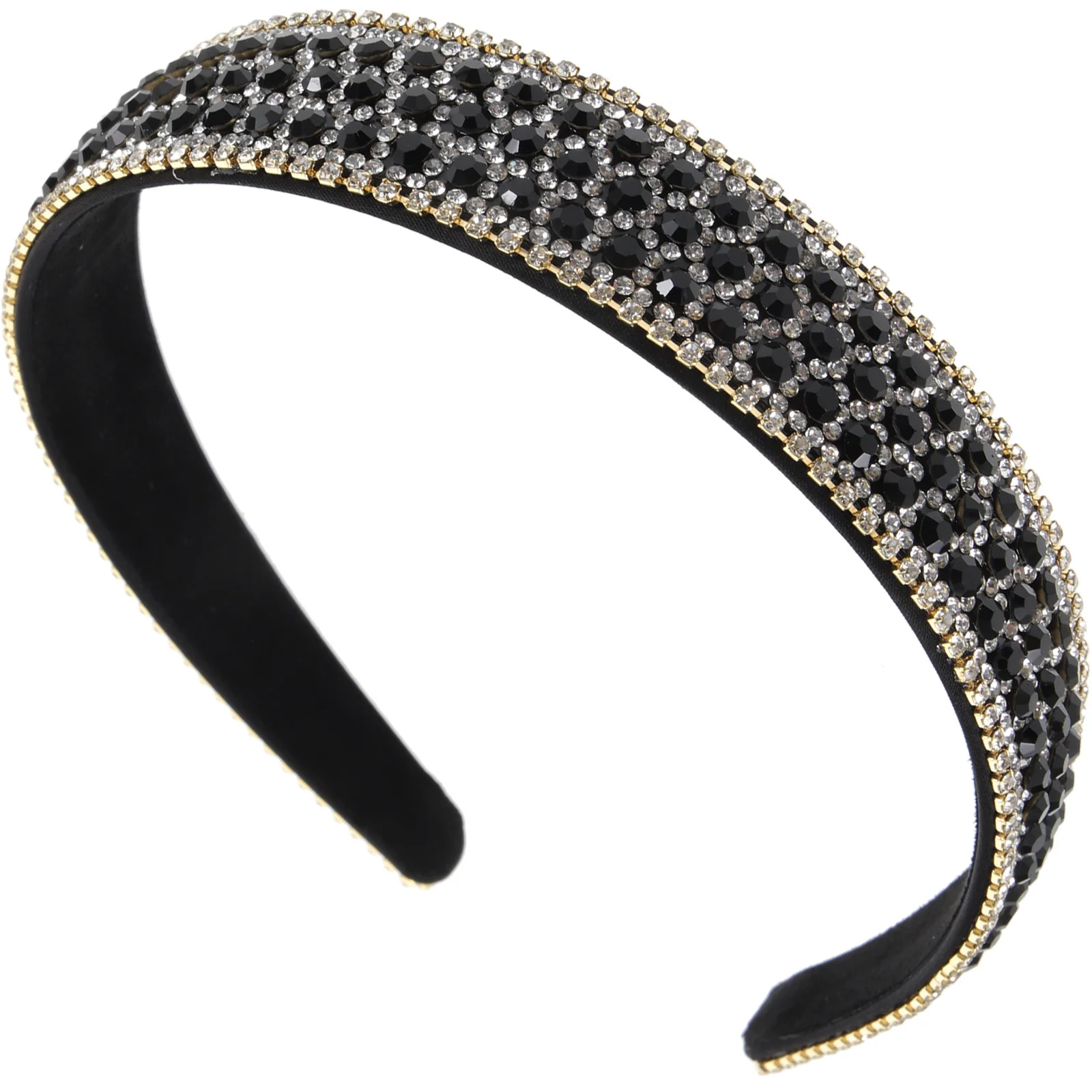 

Women Sparkle Crystal Rhinestone Headband Shiny Glitter Hair Accessory Party Dance Wedding Wearhair Styling Tool