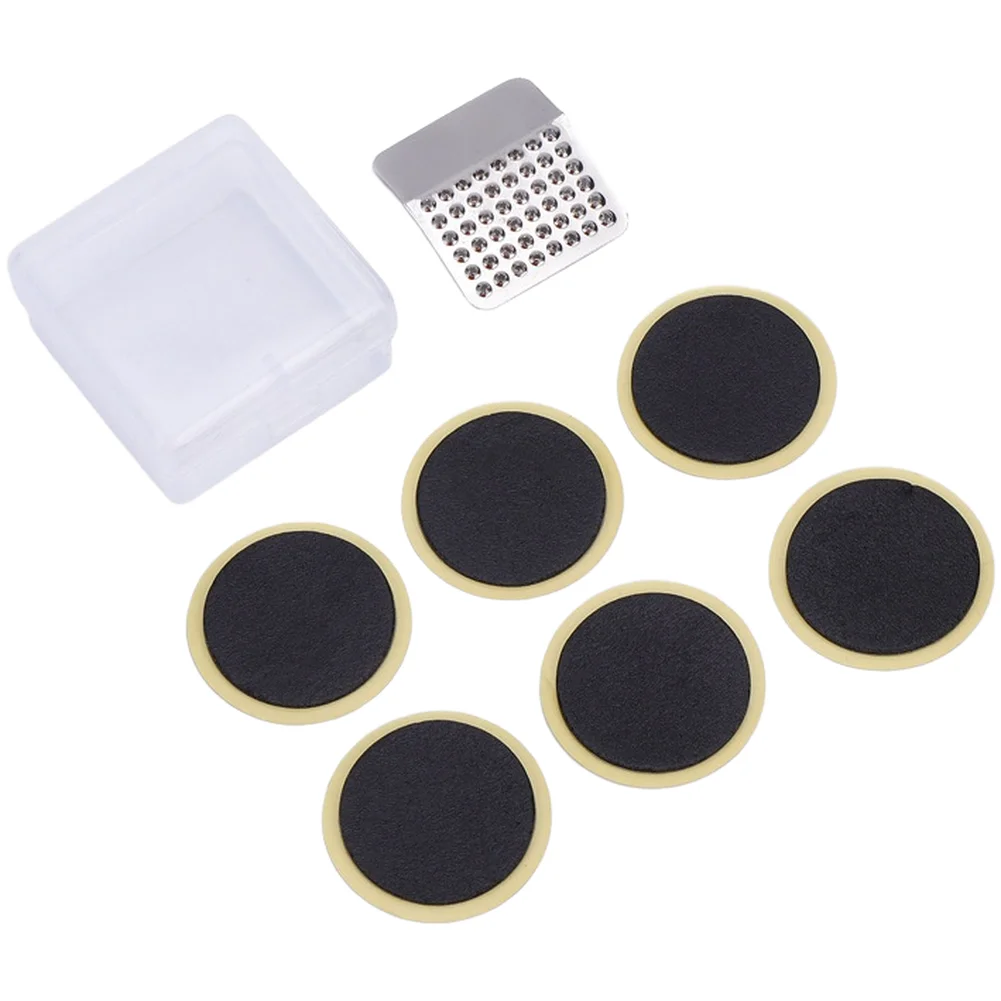 Bicycle Glueless Patch Repair Kit for For mountain Bike Tires with Compact Storage Box and Optimized for Outdoor Conditions