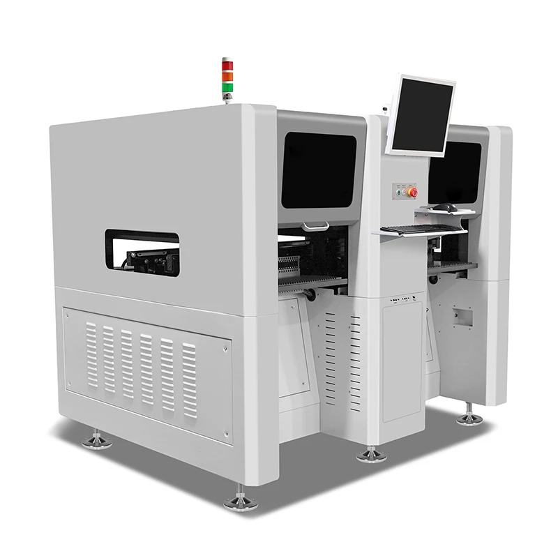 Stock in EU LED Chip Mounter Machine SMT880-X with 120 Feeders 8 Heads Pick and Place Machine Automatic Assembly Line