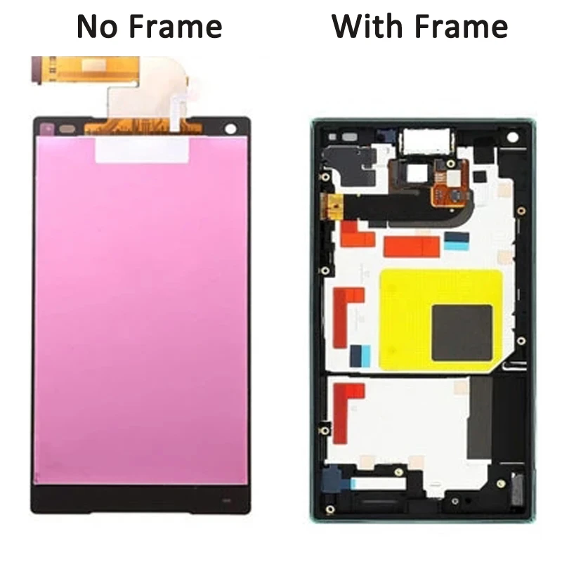 For Sony Xperia Z5 Compact Mini E5803 E5823 LCD Display Touch Screen With Frame Spare Parts Replacement