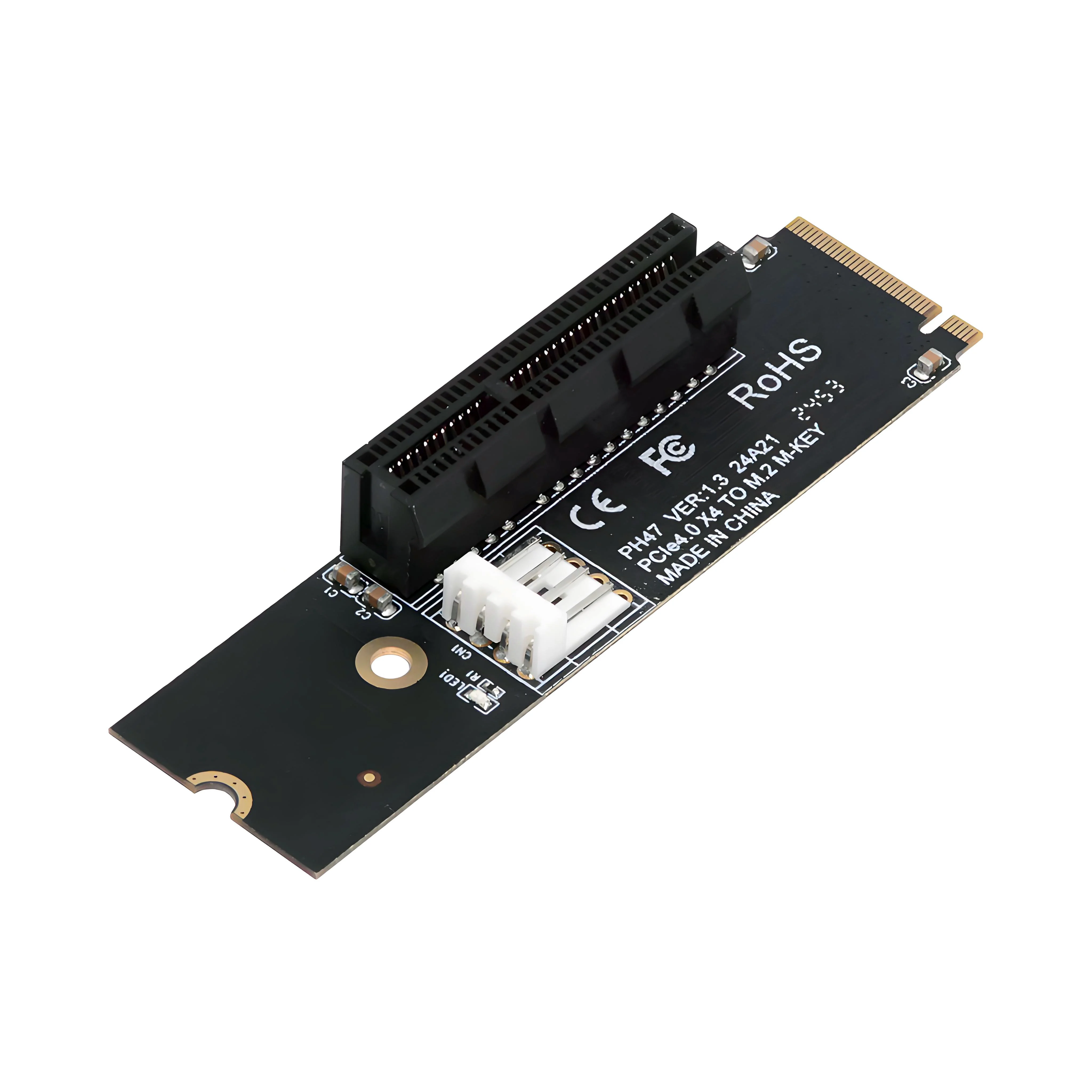 

Удлинитель видеокарты M.2 NGFF NVMe M-Key для PCI-E X1 X4 X8 X16, адаптер Riser PCI-Express для M2 2260 2280