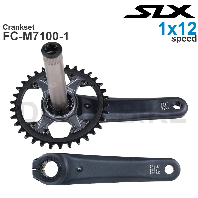 Shimano SLX M7100 1x 2x 12Speed Crankset  FC-M7100 1x12-speed 30T 32T 34T Original parts