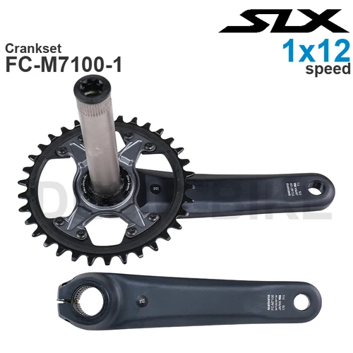 Imagen 2 del producto Shimano SLX M7100 1x 2x 12 velocidades bielas FC-M7100 1x12 velocidades 30T 32T 34T piezas originales