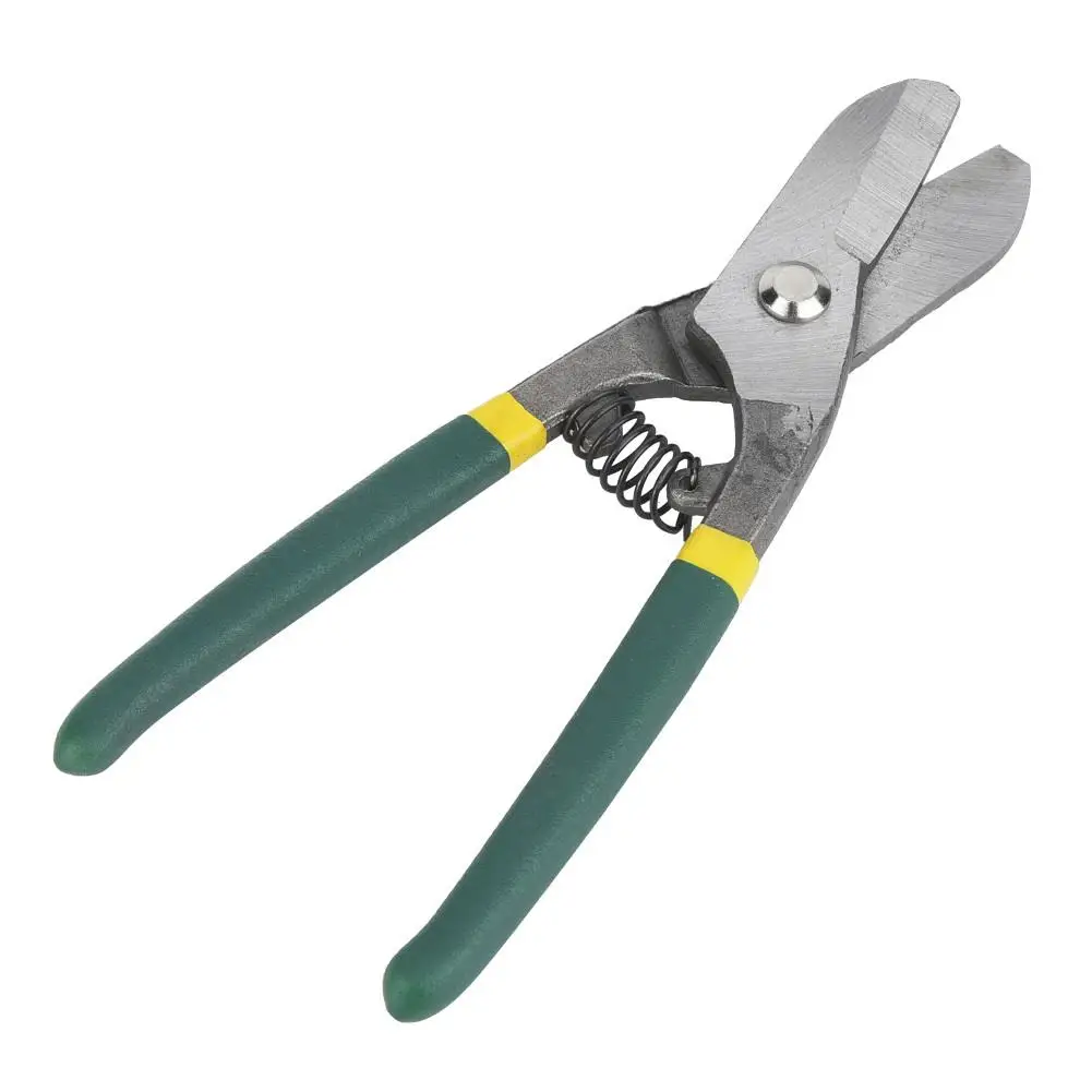 German Manual Steel Tin Snips - Heavy Duty Metal Shears for Sheet Cutting & DIY Projects