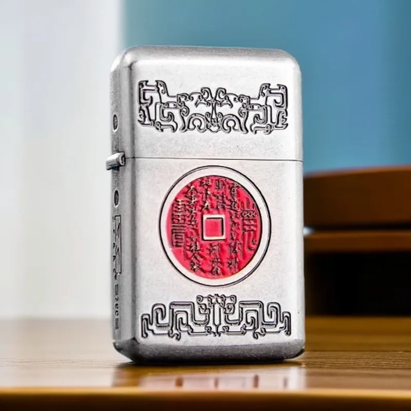 

Керосиновая зажигалка Zorro Mountain Ghost Money, ограниченная серия, ультратонкая чистая медь, индивидуальный подарок для мужчин