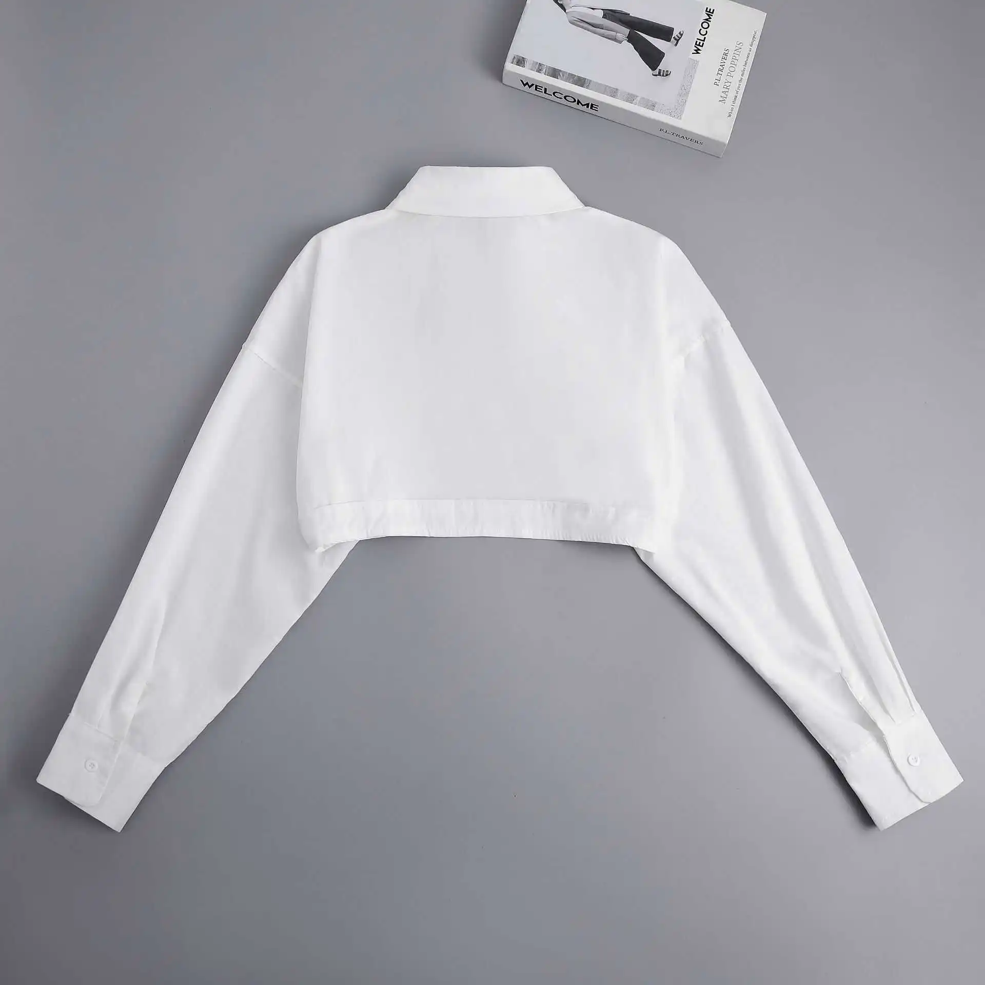 Casual Long Sleeve Women's Shirt Outerwear Shoulder Length Cotton Kimono Style Summer Spring Autumn Seasonal Multi-Functional...