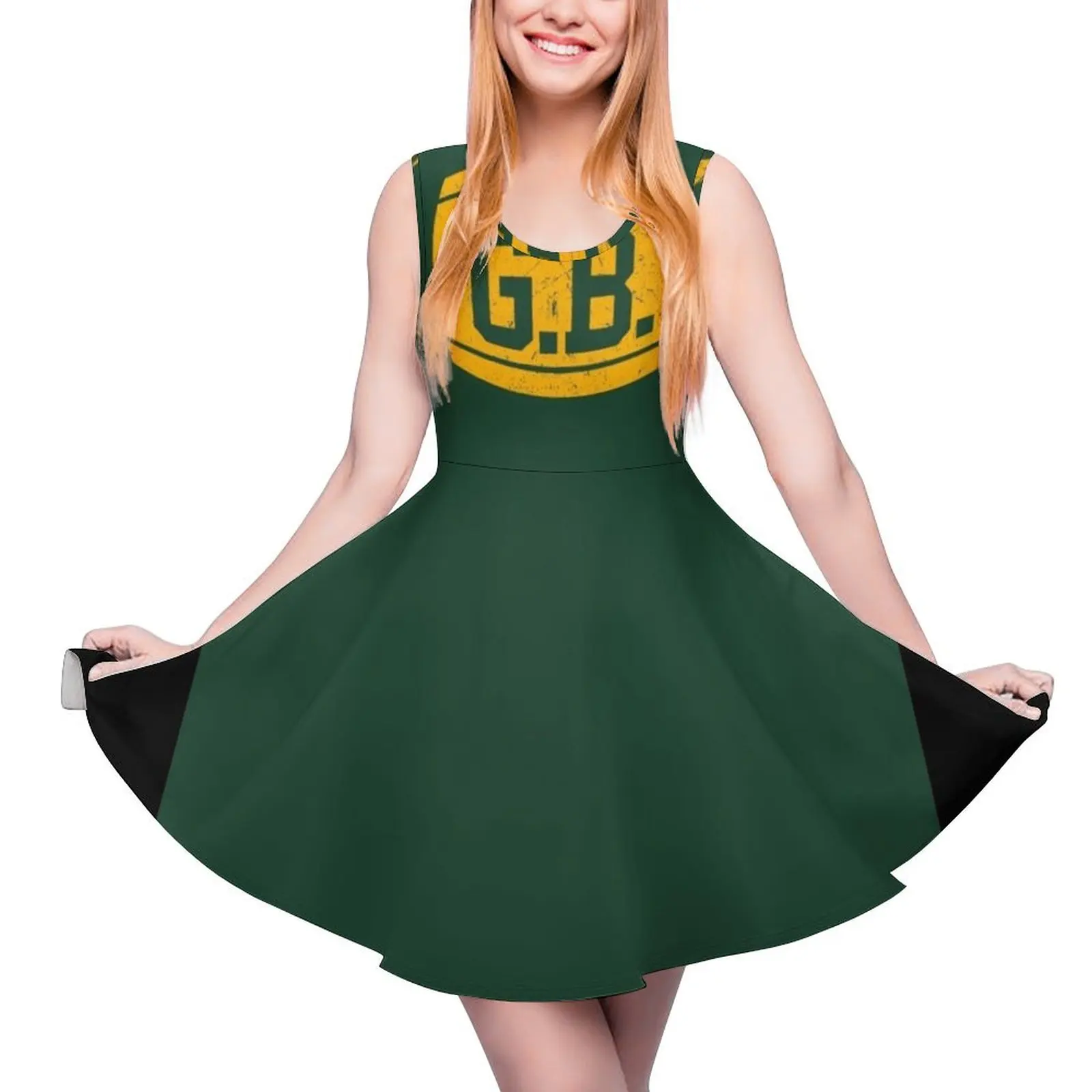 

GB Retro Football - Green Sleeveless Dress sexy dress for women summer dress woman 2024 trendy women"s evening dresses 2024