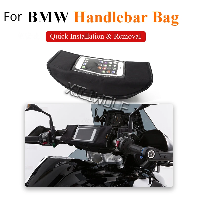 For BMW R1200GS ADV LC R1250GS Adventure Waterproof Repair Tool Placement Bag Frame Triangle Package Toolbox Handlebar Travel