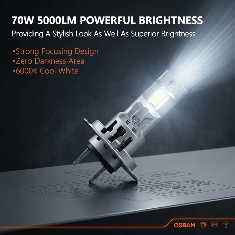 OSRAM Essential LED H7 H18 Car Headlight PX26d Socket Based LED