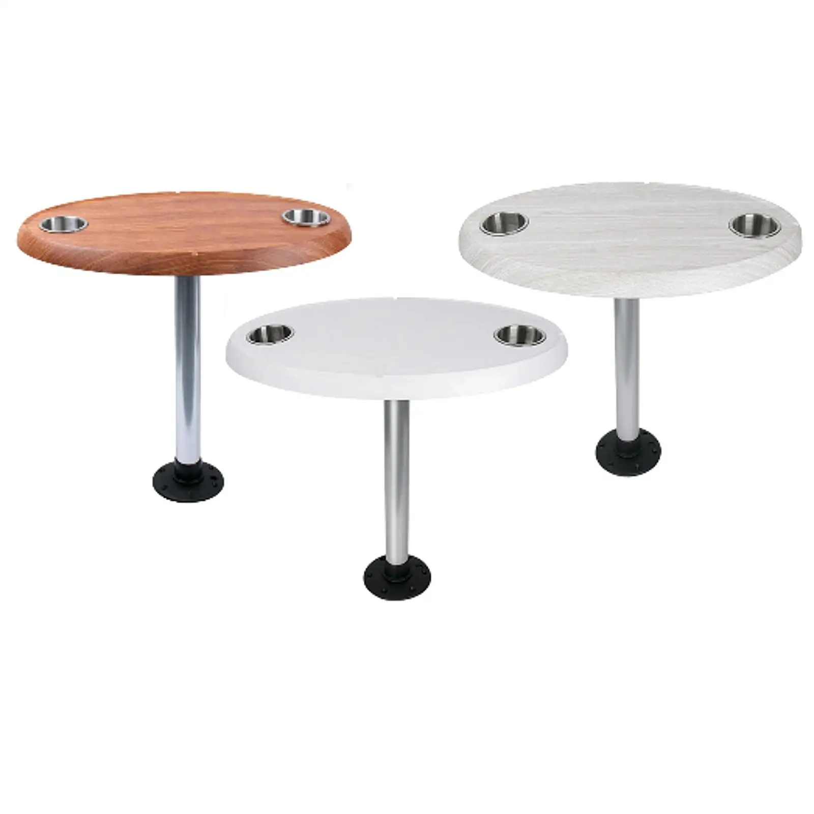 

Pontoon Boat Table Accessories Easy to Use Furniture Marine Thread Lock Table Coffee Table for Marine RV Outdoor Yacht Deck