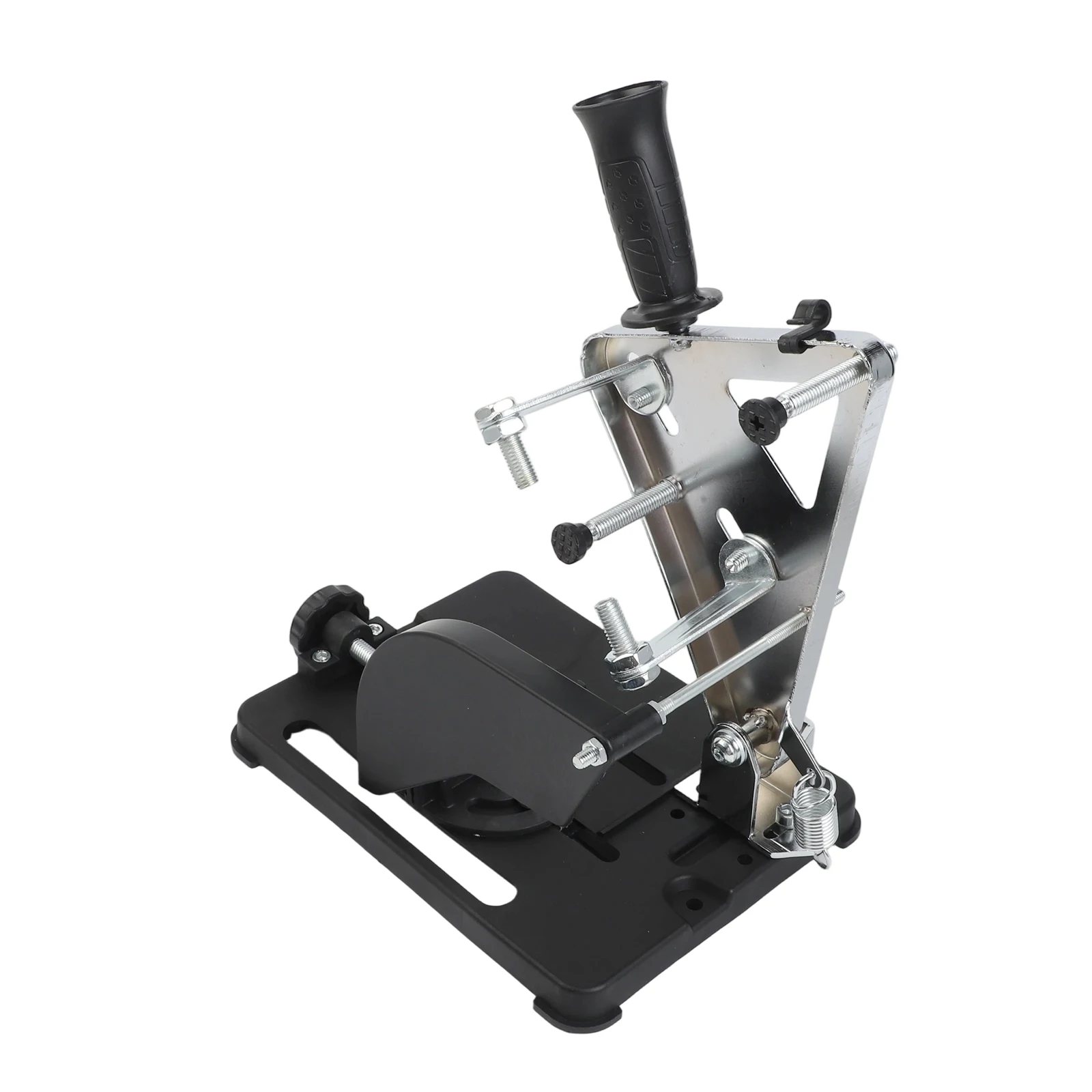 Angle Grinder Stand Grinder Holder Cutter Support For 100/125mm Type Adjustable Angle Grinder Stand Base Woodworking Tools Black