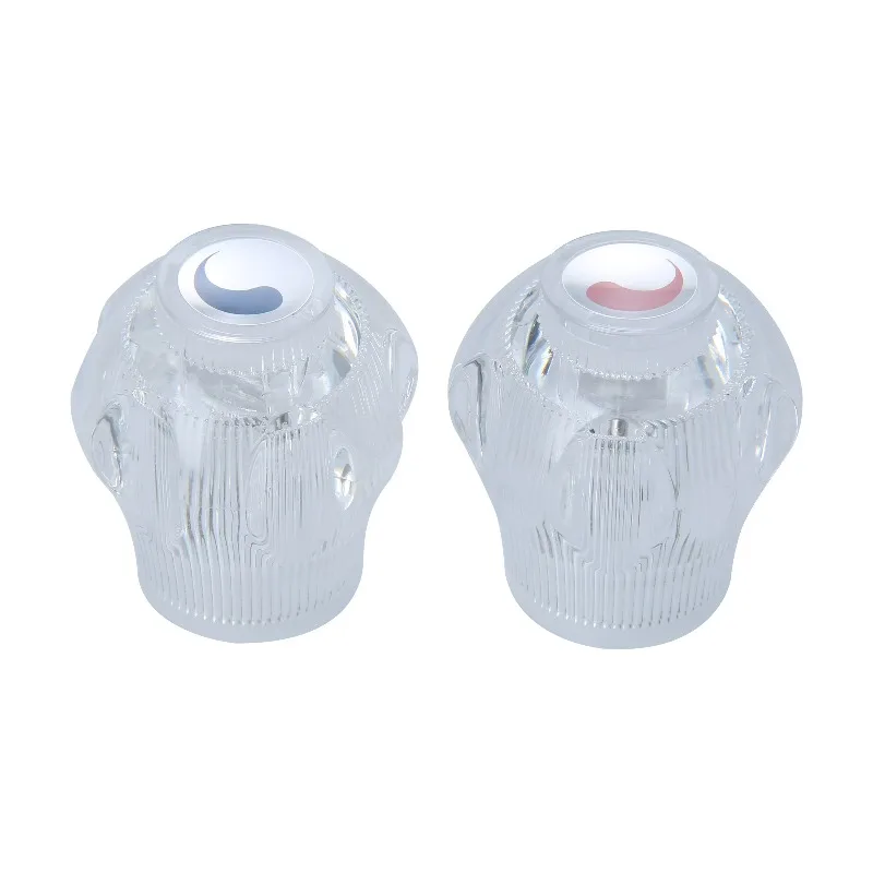 

Универсальные прозрачные акриловые ручки для смесителя с регуляторами горячей и холодной воды, 2 шт.