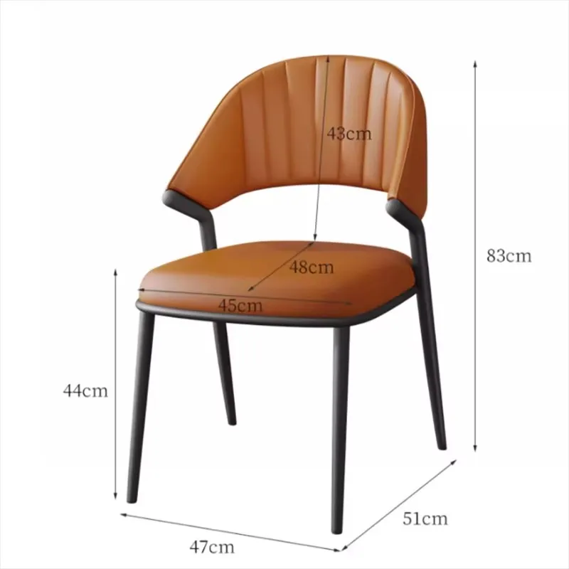 Italian Kitchen Dining Chairs Modern Luxury Minimalist Restaurant Chair Premium Aesthetic Chaises Salle Manger Home Furniture