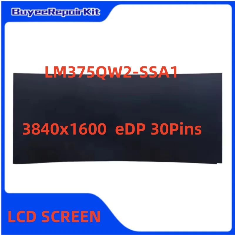 

Original Used 37.5" LM375QW2-SSB1 LM375QW2-SSA1 LCD Screen Panel UHD 30pins 3840x1600