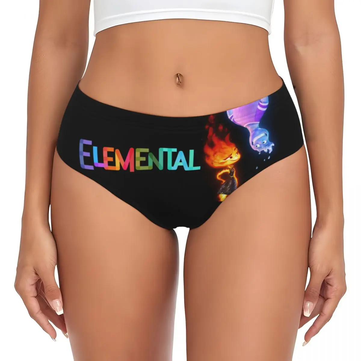 Custom Womens Elemental Panties Comfort Ember Lumen Briefs Underwear