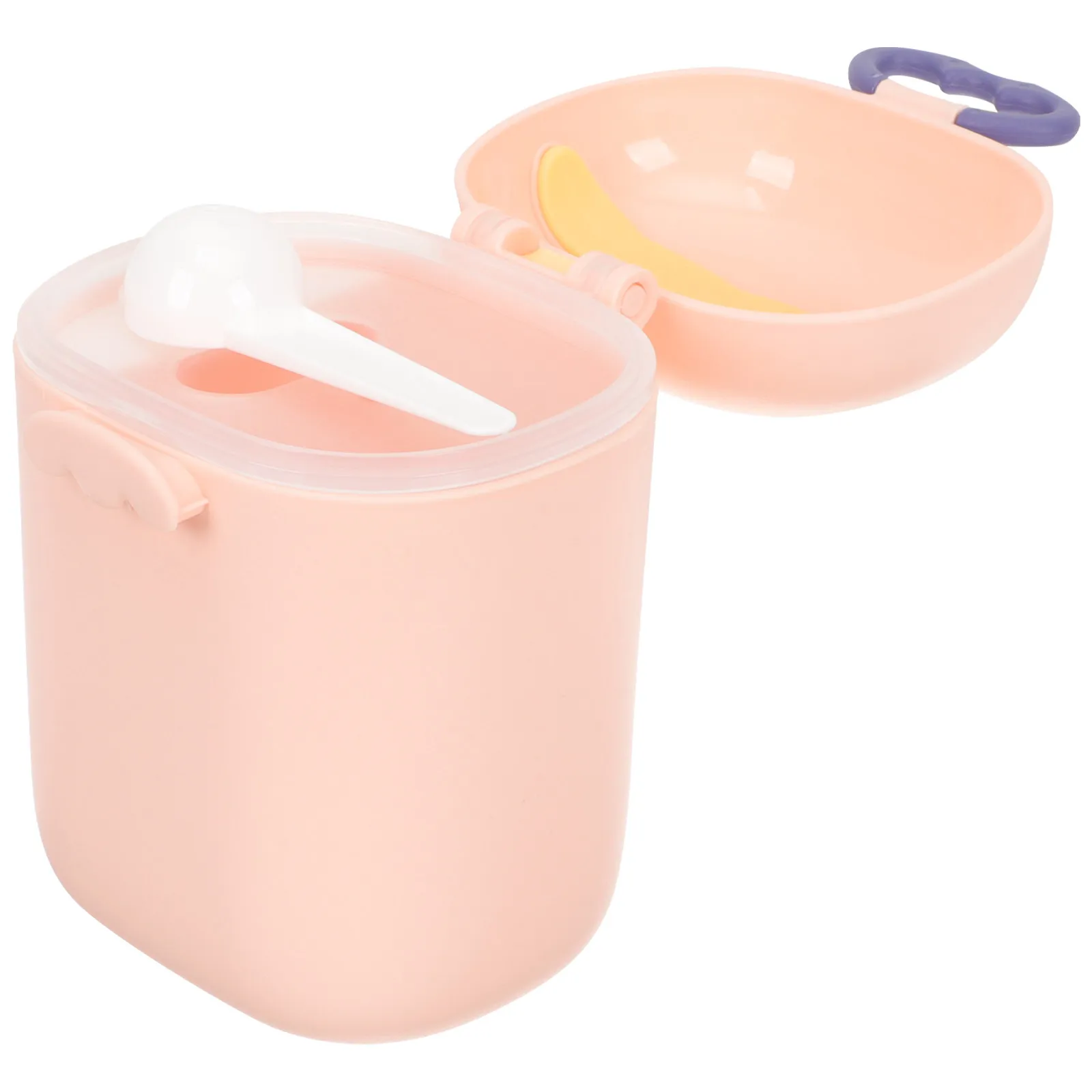 

Milk Powder Container 400ml Detachable Leakproof Storage Box Portable Travel Infant Snack Holder Dispenser Food Case