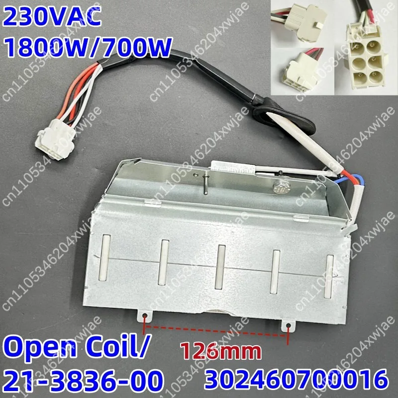 Clothes Dryer Replacement Heater Wire Assembly Compatible GDNE7-01 GDNE9-636 Dryer Heating Element Repair Spare Component