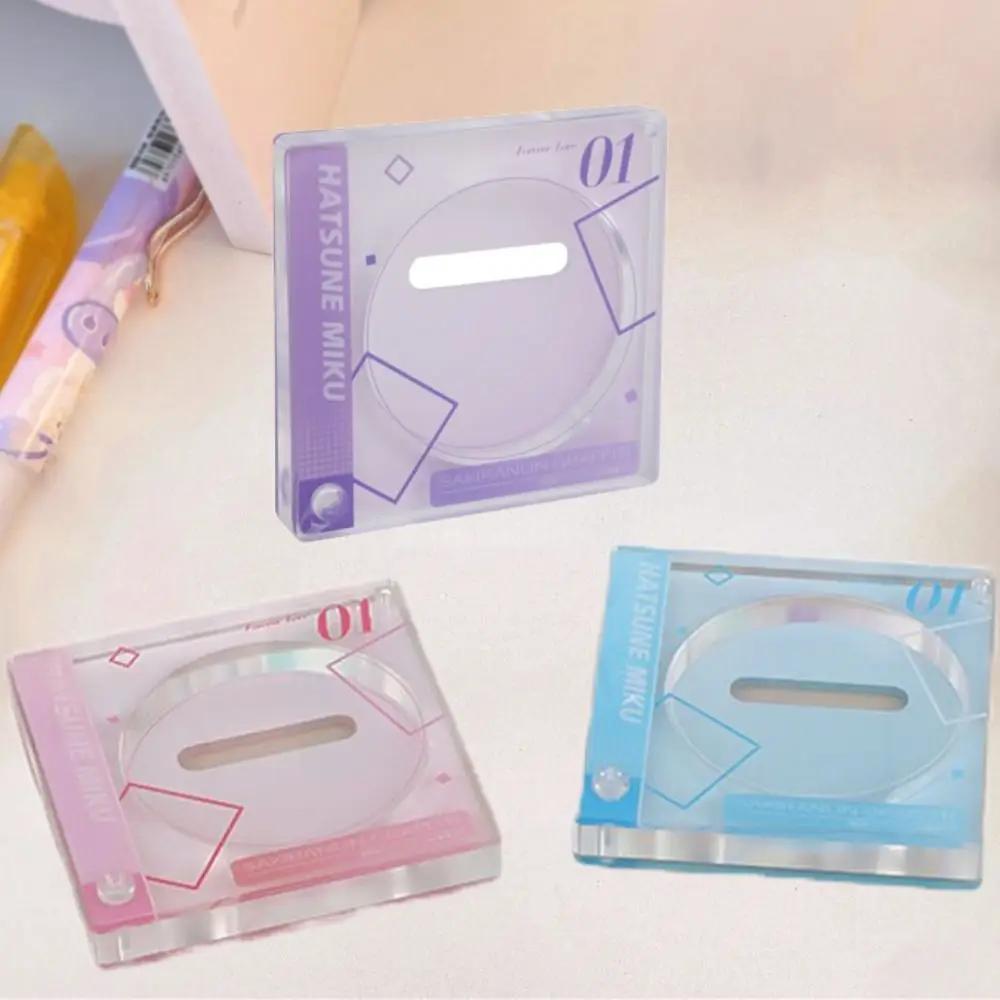 Colorful Badge Display Ornament Acrylic Hatsune Miku Badge Display Brick Transparent Badge Storage Holders Backpack Ornament