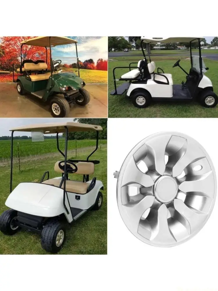 31BE Universal Golf Cart Wheel Cover Heavy Type Golf Cart Wheel Hub Cover Enhances Maneuverability
