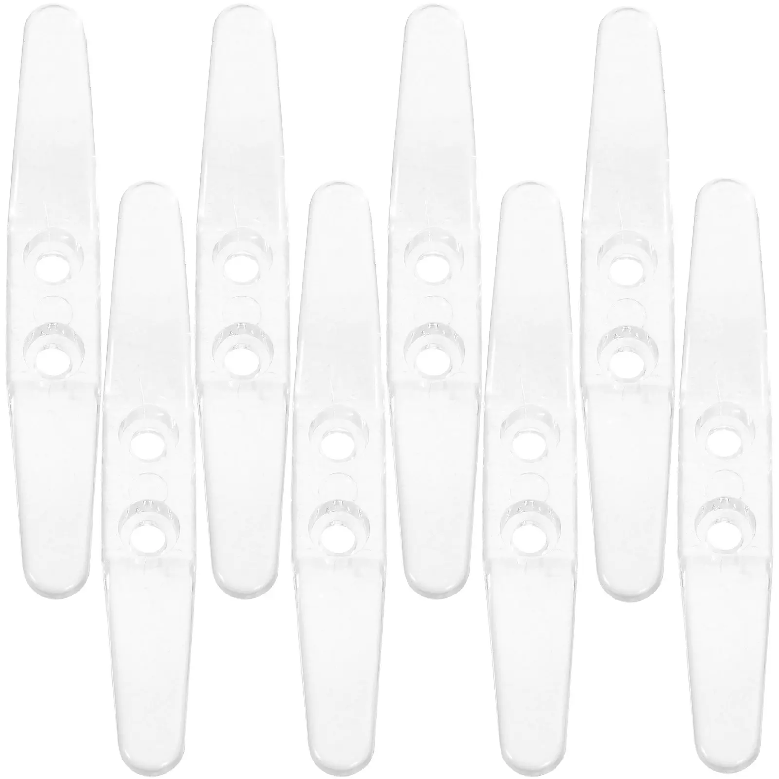 8Pcs Transparent Blind Cord Cleats Plastic Blinds Cord Holder for Window Curtains Roller Blinds Safety Rope Retainer Home Office