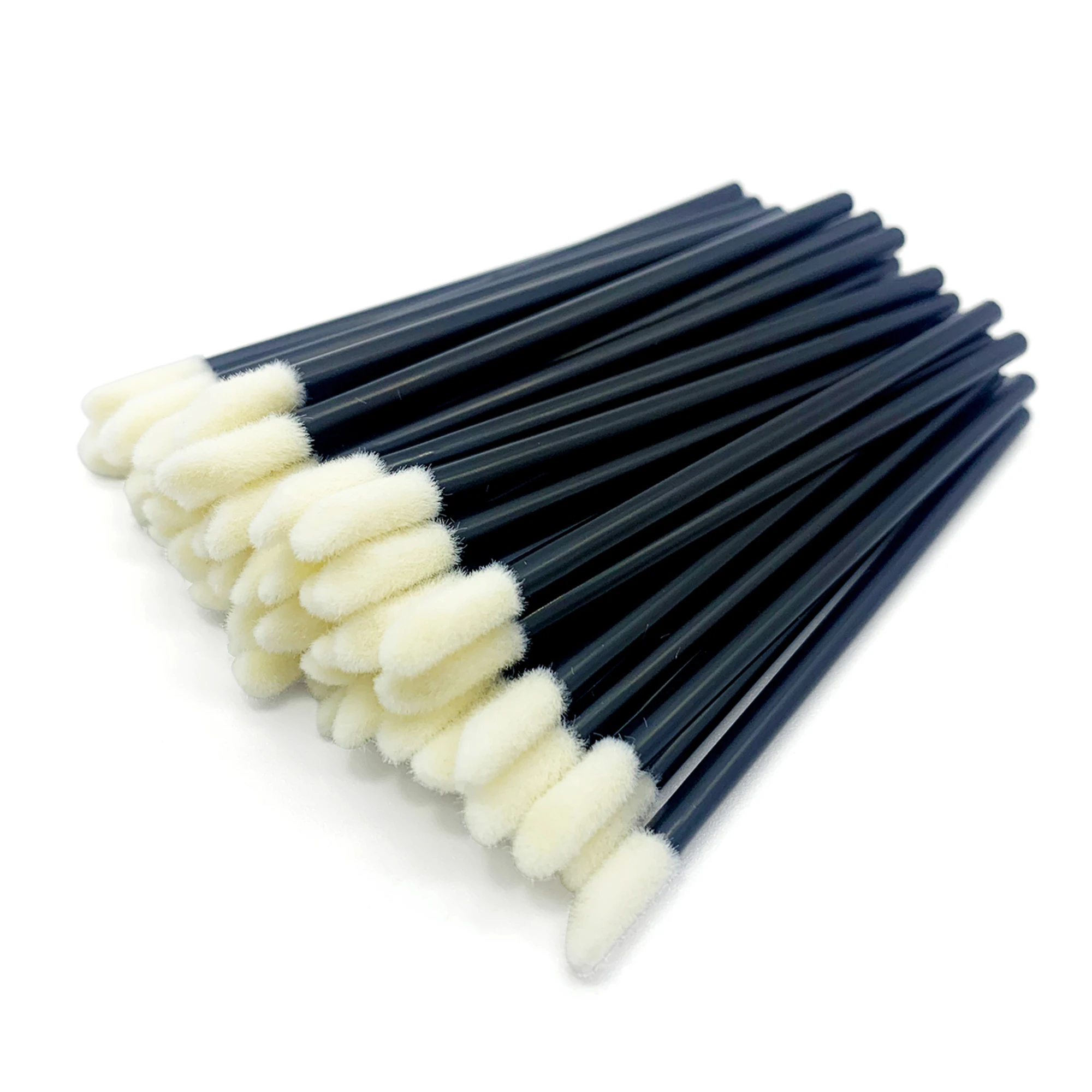 50/100/300/500pcs Eyebrow Eyelash Brushes Eyelash Spoolies Mascara Wands Disposable Applicator for Eyelash Extension Makeup Tool