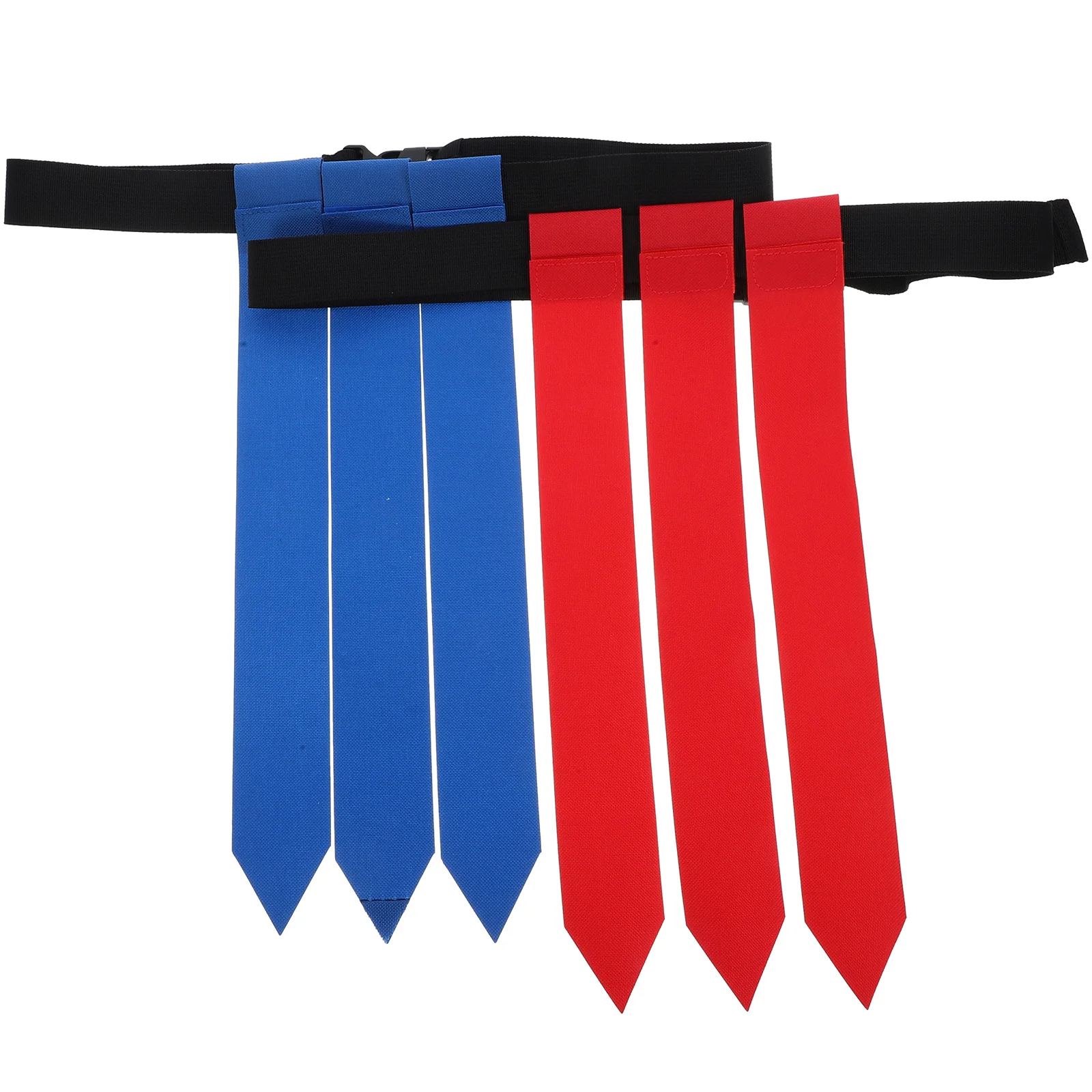 Banderas de cinturón de fútbol, duraderas, ajustables, talla única, se adapta a la mayoría perfecta para cinturón de Rugby al aire libre, 2 uds.
