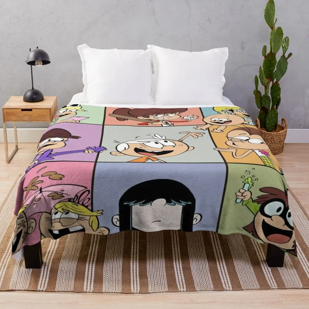 

The Loud House Throw Blanket Decorative Throw Travel Blankets For Bed Tourist Blankets
