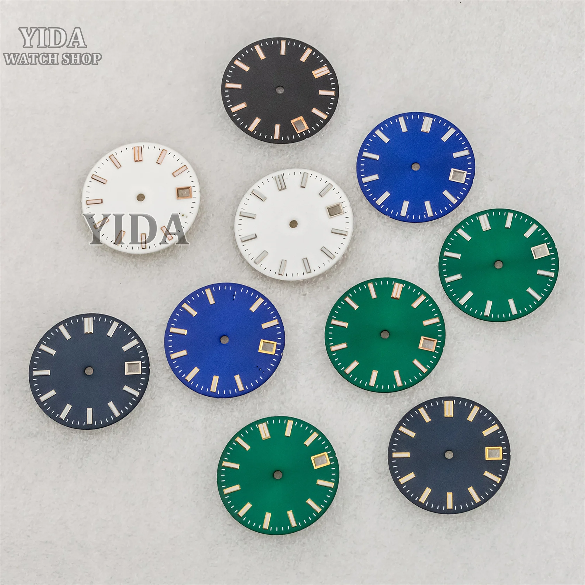 

28.5MM NH35 Watch Dial Luminous Face Watch Modified Accessories For Datejust NH35 NH36 Automatic Movement Parts Repair Tools