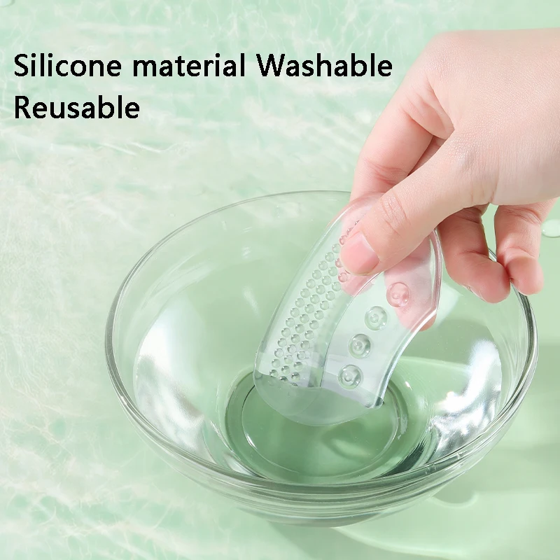 Protectores de talón de silicona para mujer, tacones altos, cojín para el talón, alivio del dolor, productos para el cuidado de los pies, almohadillas antideslizantes para zapatos, 2 uds./4 Uds.