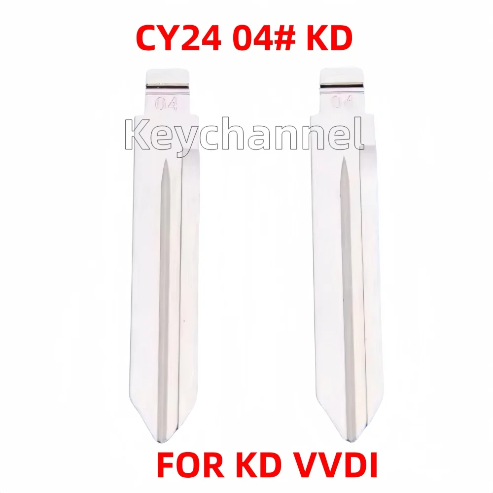 Keychannel 10PCS CY24 KD Key Blade 04 # Car Key Blank CHR-15 per KEYDIY Xhorse Fob per Jeep Dodge Chrysler Mitsubishi Eagle NEON