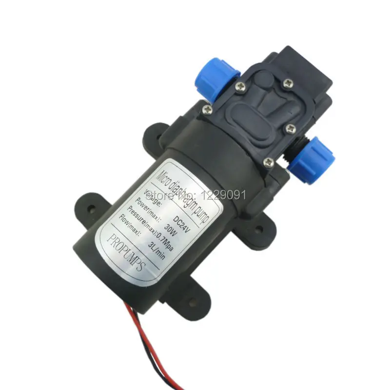 1pcs Return Valve Type 30W 3L/min High Pressure Self Priming Diaphragm Water Pump 24v