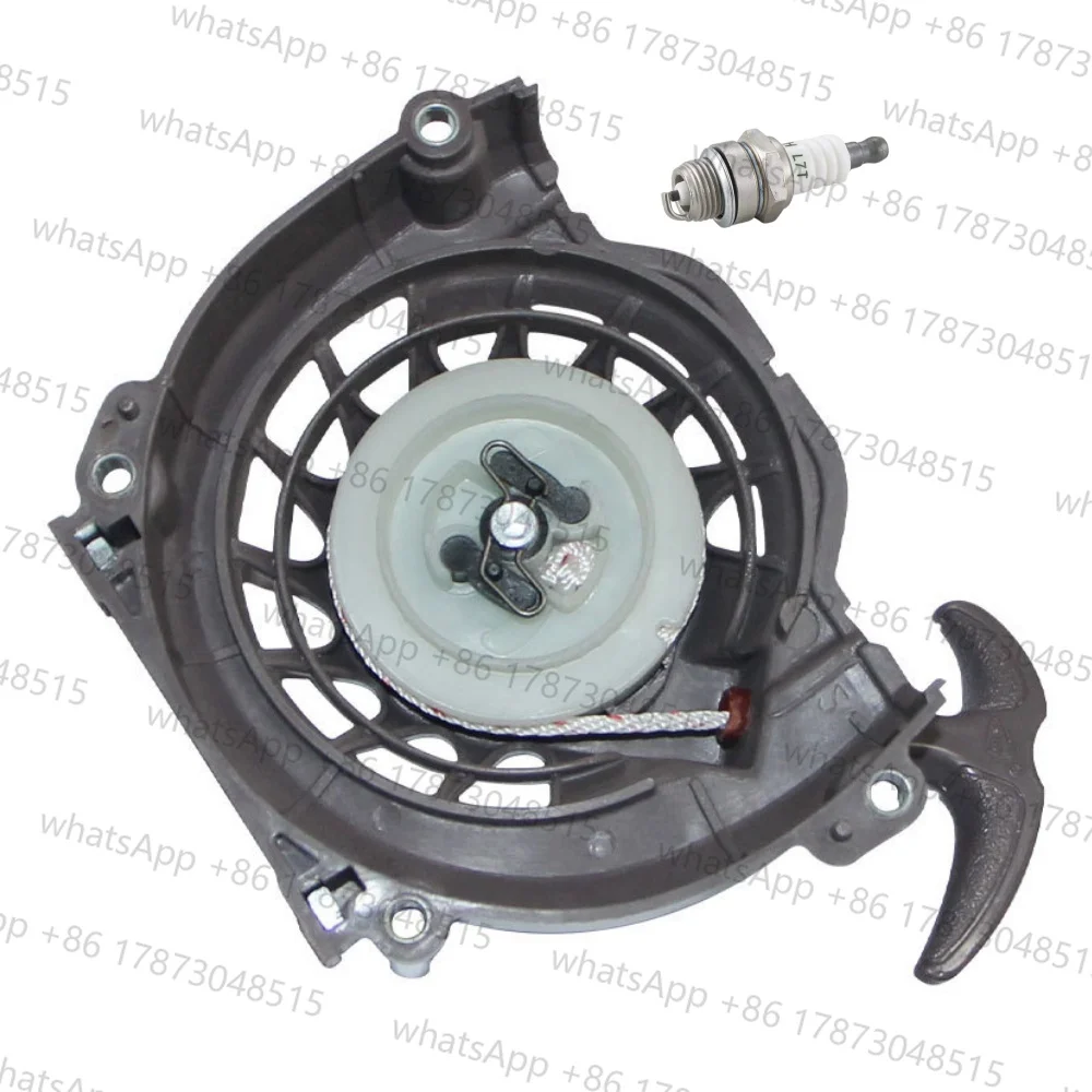 Arrancador de retroceso para motor de 2 tiempos chino 1E48F 48F 63CC, piezas de arranque por tirón para taladro perforador de tierra
