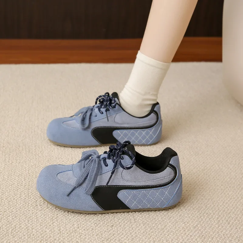 

Casual Woman Shoes Platform Female Footwear Round Toe 2025 New Retro Creepers Small Summer Dress Solid Fretwork Sprin